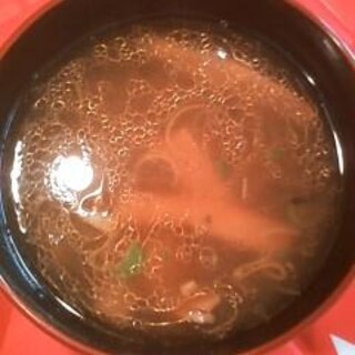 ラーメン風の中華スープ